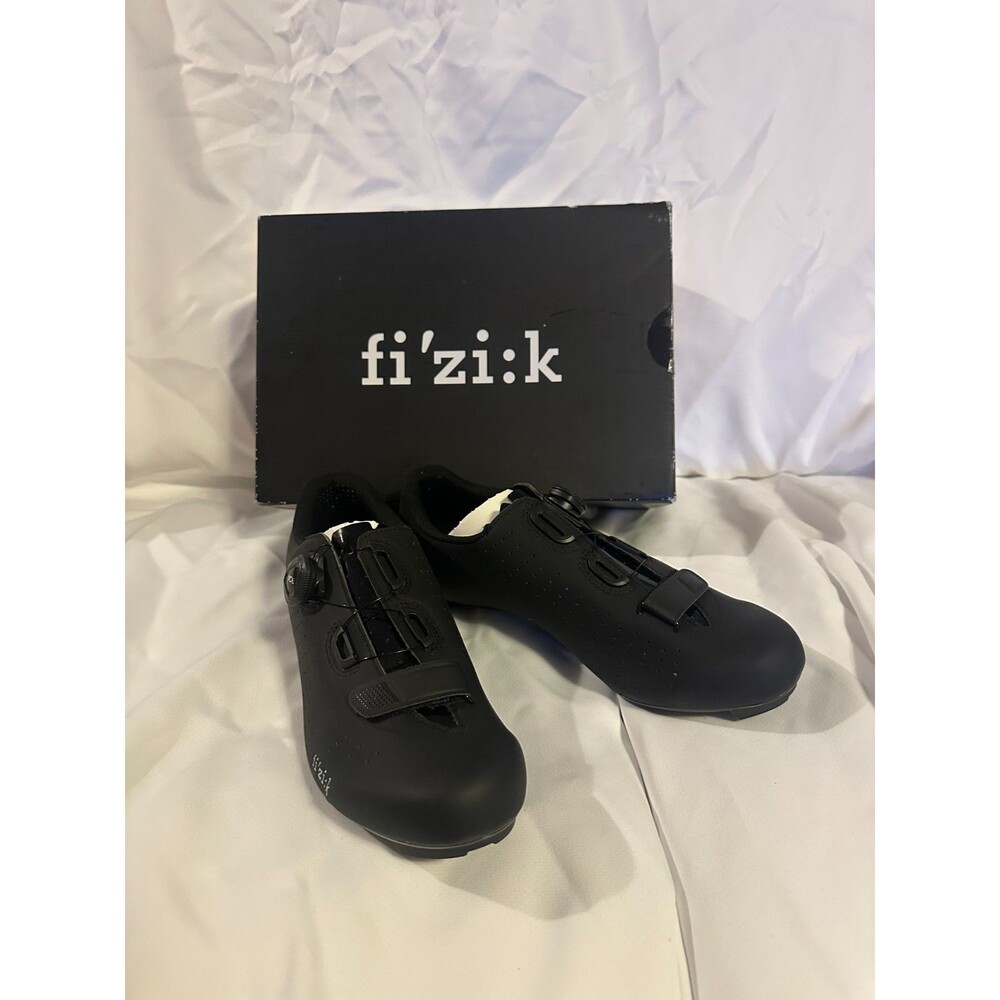 New Fizik R5 Tempo Overcurve Men's Cycling Shoes, Black/Black, EU42 US9